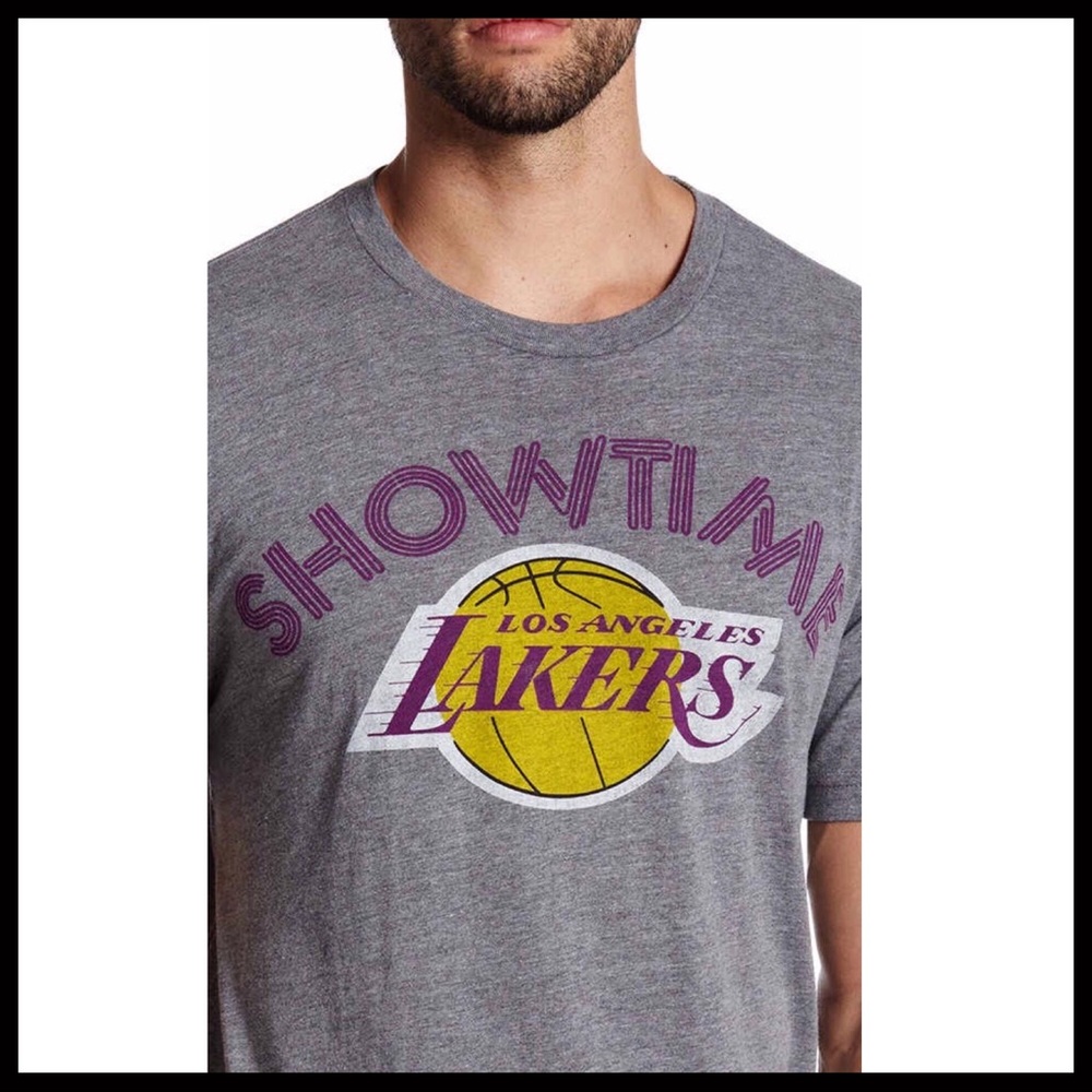 LOS ANGELES LAKERS BASKETBALL TEE T-SHIRT - Picture 7 of 8